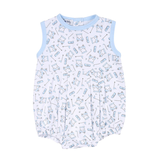 putting around sleeveless bubble|blue