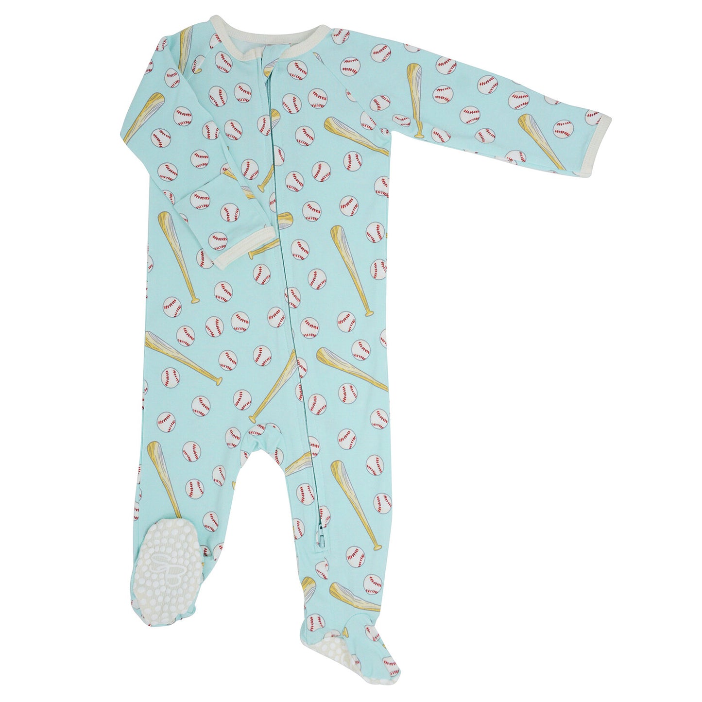 little slugger footie sleeper|aqua