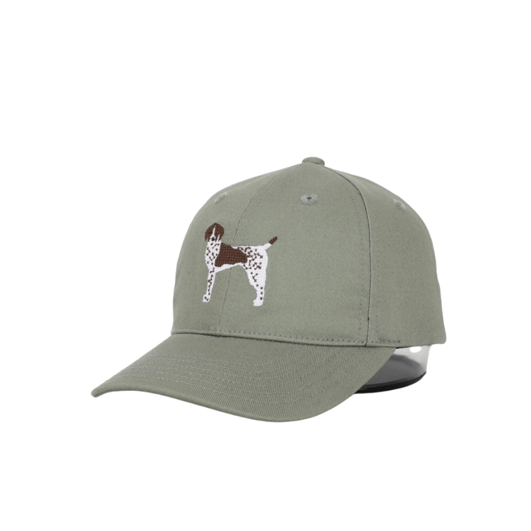 pointer hat|vintage army green