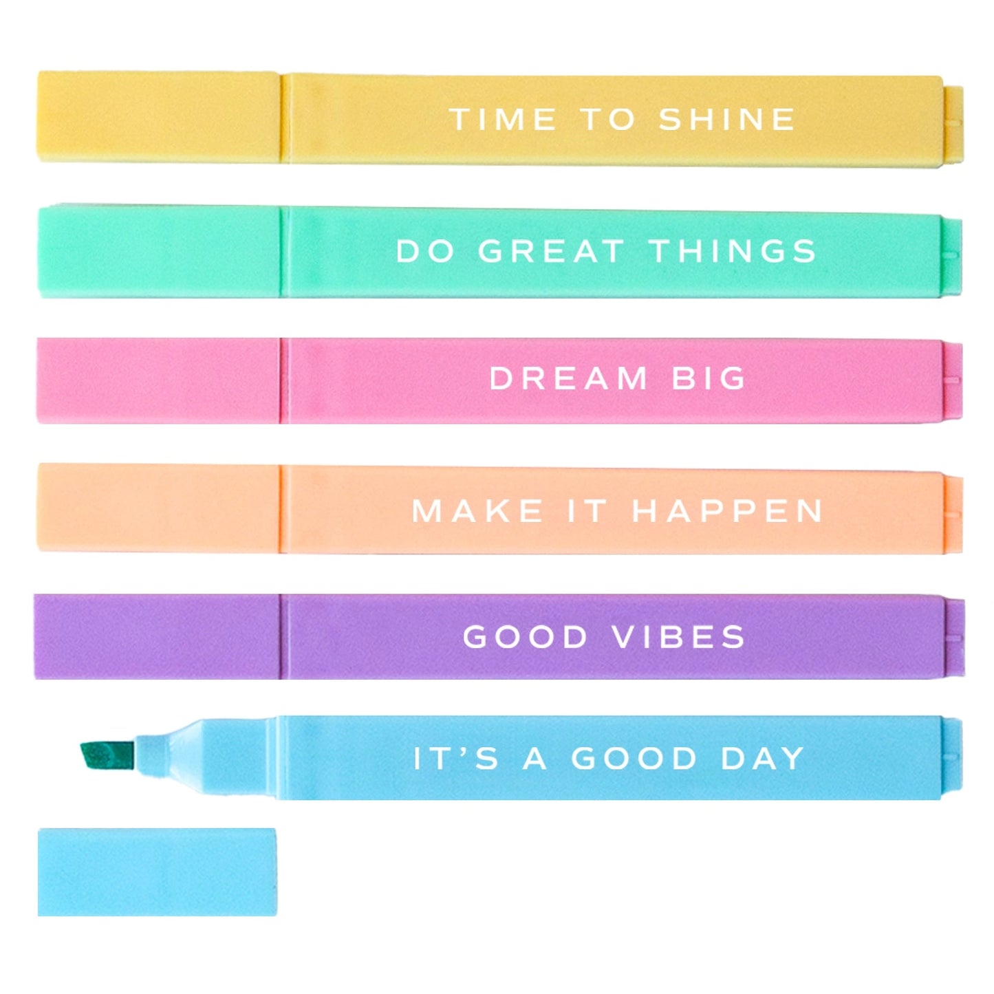 do great things|highlighter set