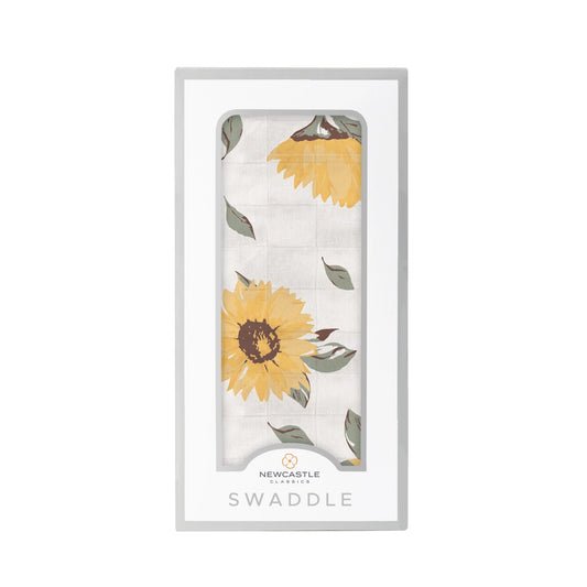 bamboo muslin swaddle|sunflower