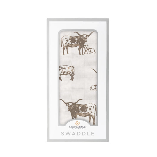 bamboo muslin swaddle|texas longhorn