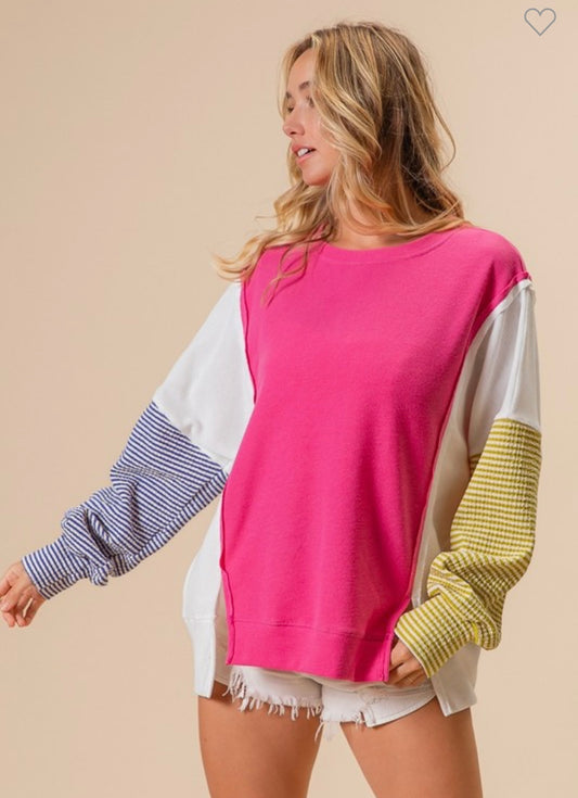 mix and match shirt|pink