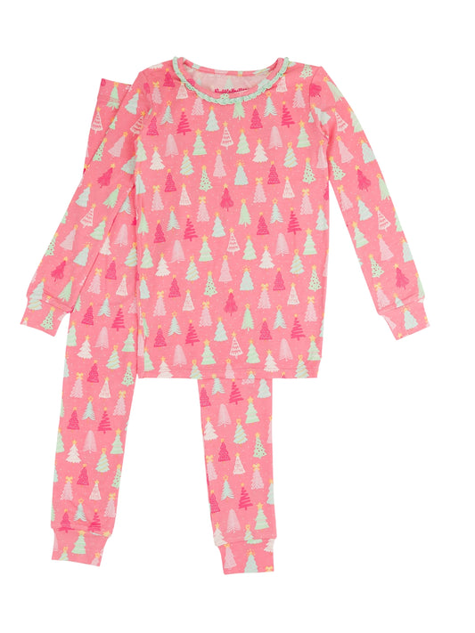 merry pines bamboo pajamas|pink