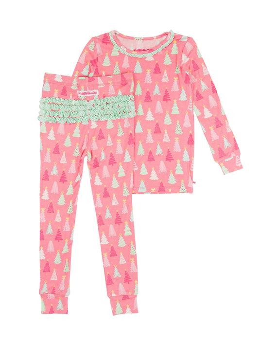 merry pines bamboo baby pajamas|pink