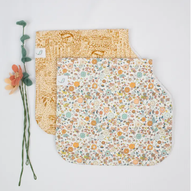 burp cloth|ditsy floral